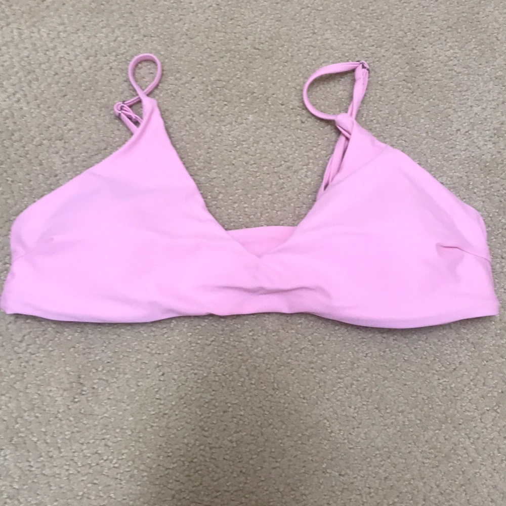 Pink bathing suit top
